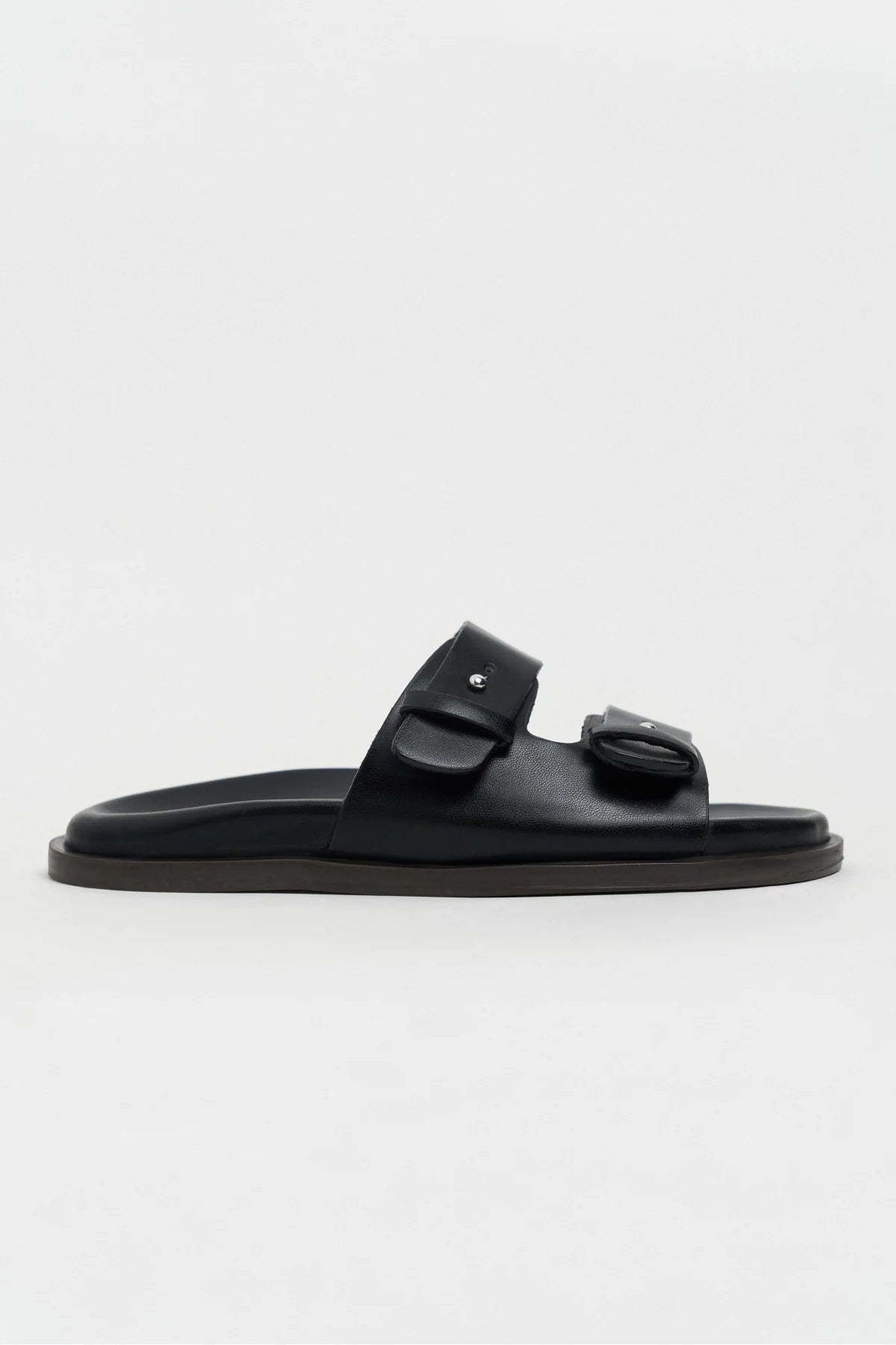 CUTE Black Rustic Double Strap Flat Sole Women’s Slippers | FOOTWEAR | Slipper | Lebbse CUTE Black Rustic Double Strap Flat Sole Women’s Slippers | FOOTWEAR | Slipper | Lebbse