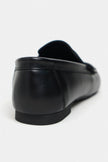 AUDRE Black Matte Women’s Flat Loafers