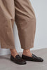 AUDRE Coffee Matte Women’s Flat Loafers