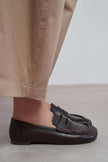 AUDRE Coffee Matte Women’s Flat Loafers