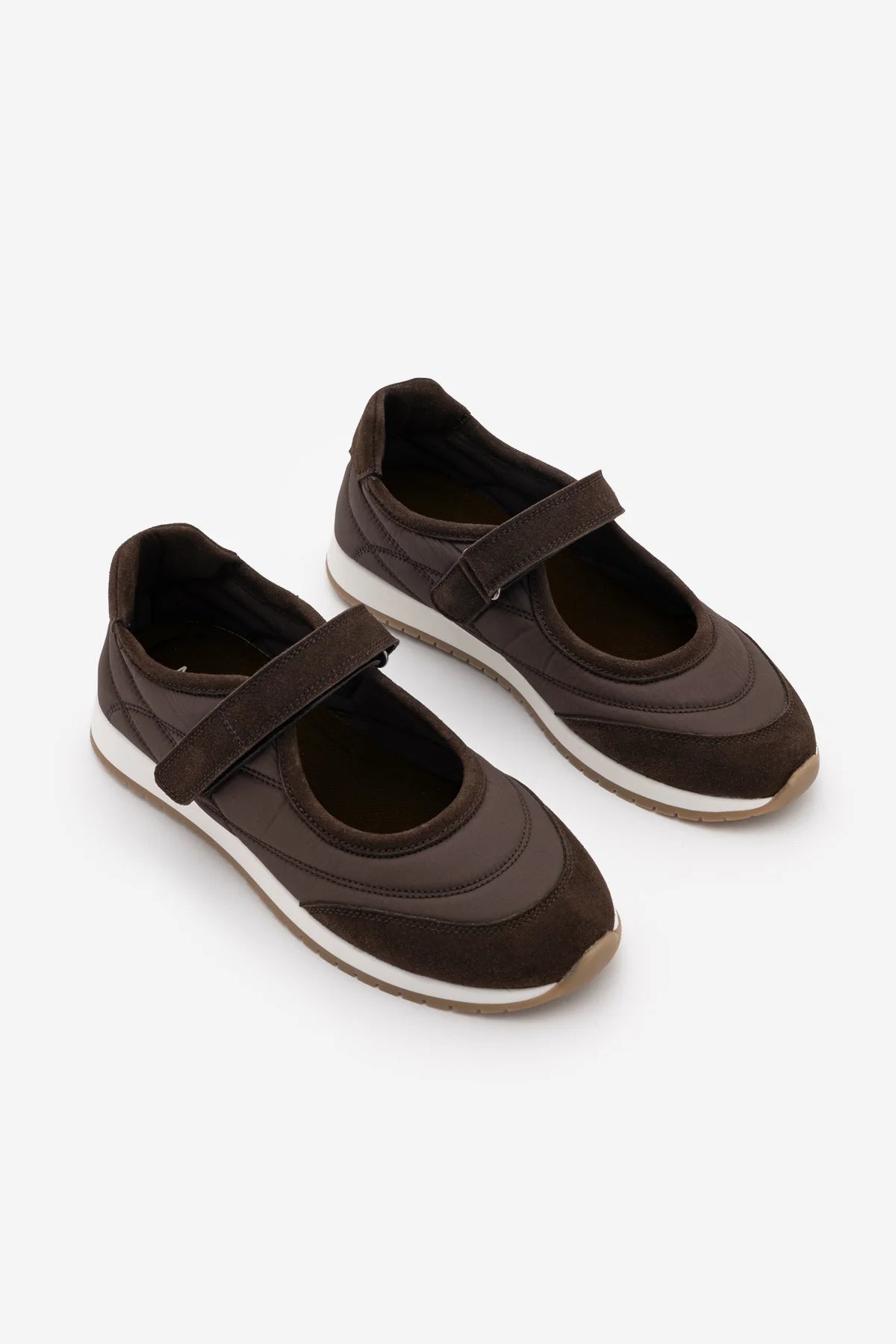 Leris – Brown Suede Mary Jane Casual Sport Babet Sneakers