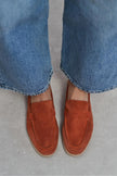NADA Terracotta Suede Genuine Leather Women’s Loafer
