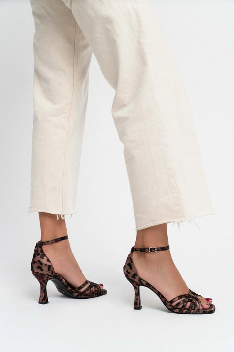 BELOVED LEO SATIN ANKLE-TIED WOMEN'S HEEL SHOES