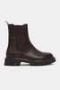 LENNON BROWN  RUBBER DETAIL THICK SOLE WOMEN'S BOOTS