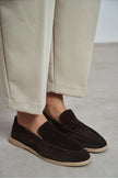 NADA Bitter Coffee Suede Genuine Leather Women’s Loafer