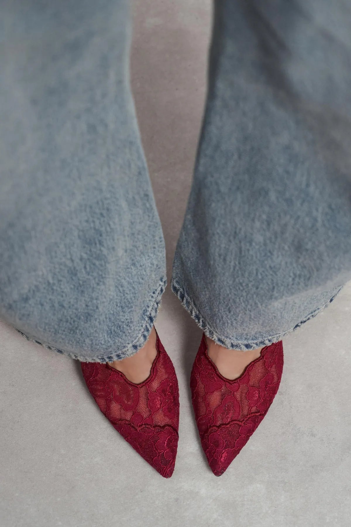 AVENY Burgundy Lace Embroidered Back Strap Women’s Heel Shoes - Pre order | FOOTWEAR | Heels | Lebbse AVENY Burgundy Lace Embroidered Back Strap Women’s Heel Shoes - Pre order | FOOTWEAR | Heels | Lebbse