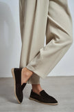 NADA Bitter Coffee Suede Genuine Leather Women’s Loafer