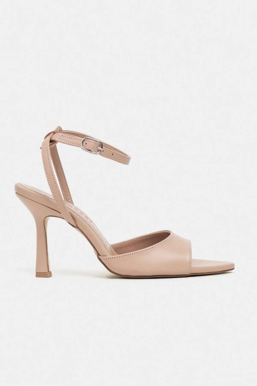 MEYZ Ten Matte Ankle-Strap Women's Thin Heel Shoes