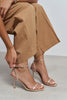 TAKI ROSE GOLD PATENT ANKLE STRAP DETAIL WOMEN’S HIGH HEELS