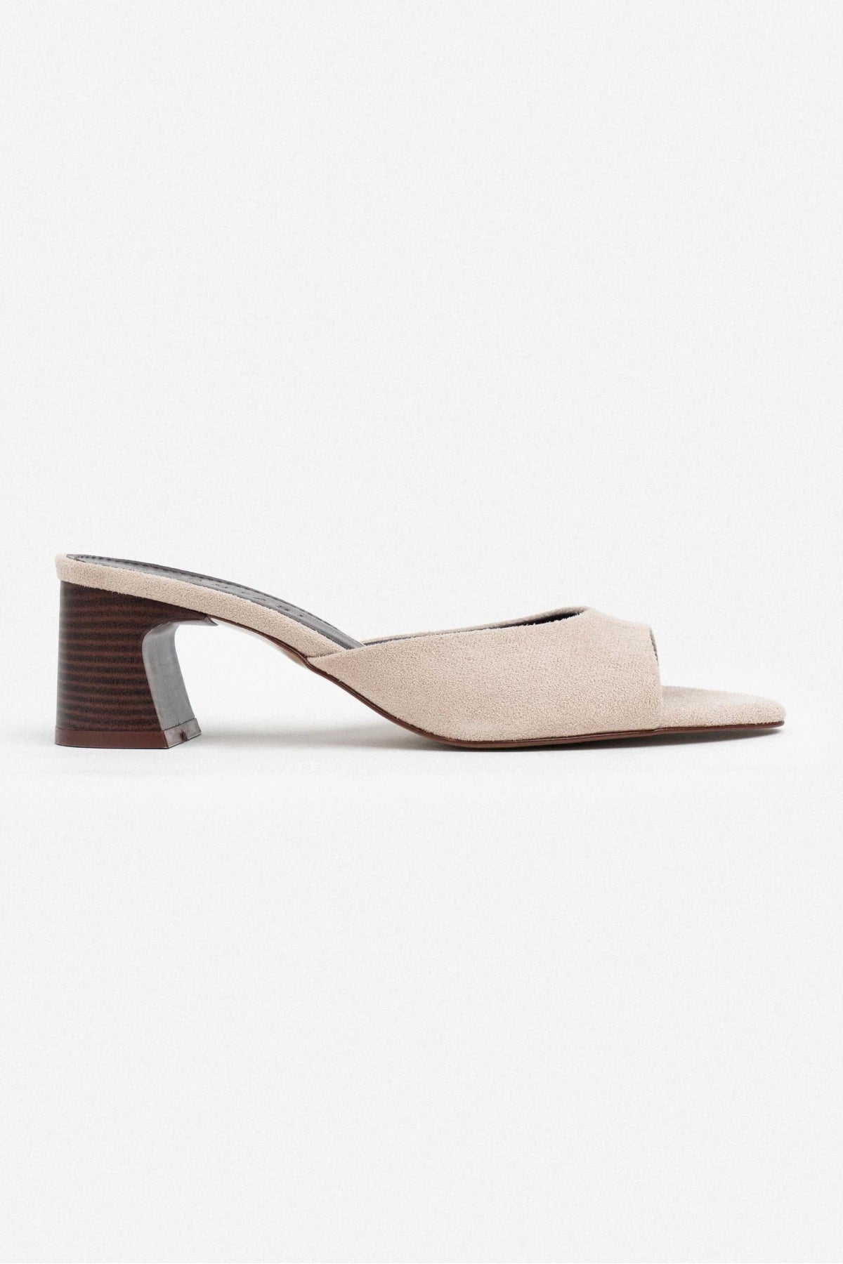 MORGANA BEIGE SUEDE POINTED TOE THICK HEEL WOMEN'S SLIPPERS | Slippers | FOOTWEAR | Slipper MORGANA BEIGE SUEDE POINTED TOE THICK HEEL WOMEN'S SLIPPERS | Slippers | FOOTWEAR | Slipper