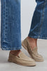 NADA Beige Suede Genuine Leather Women’s Loafer