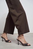 TANIA Leopard Satin Ankle-Strap Stiletto Heels