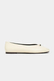 ASHY Butter Yellow Matte Flat Women’s Ballet Shoes