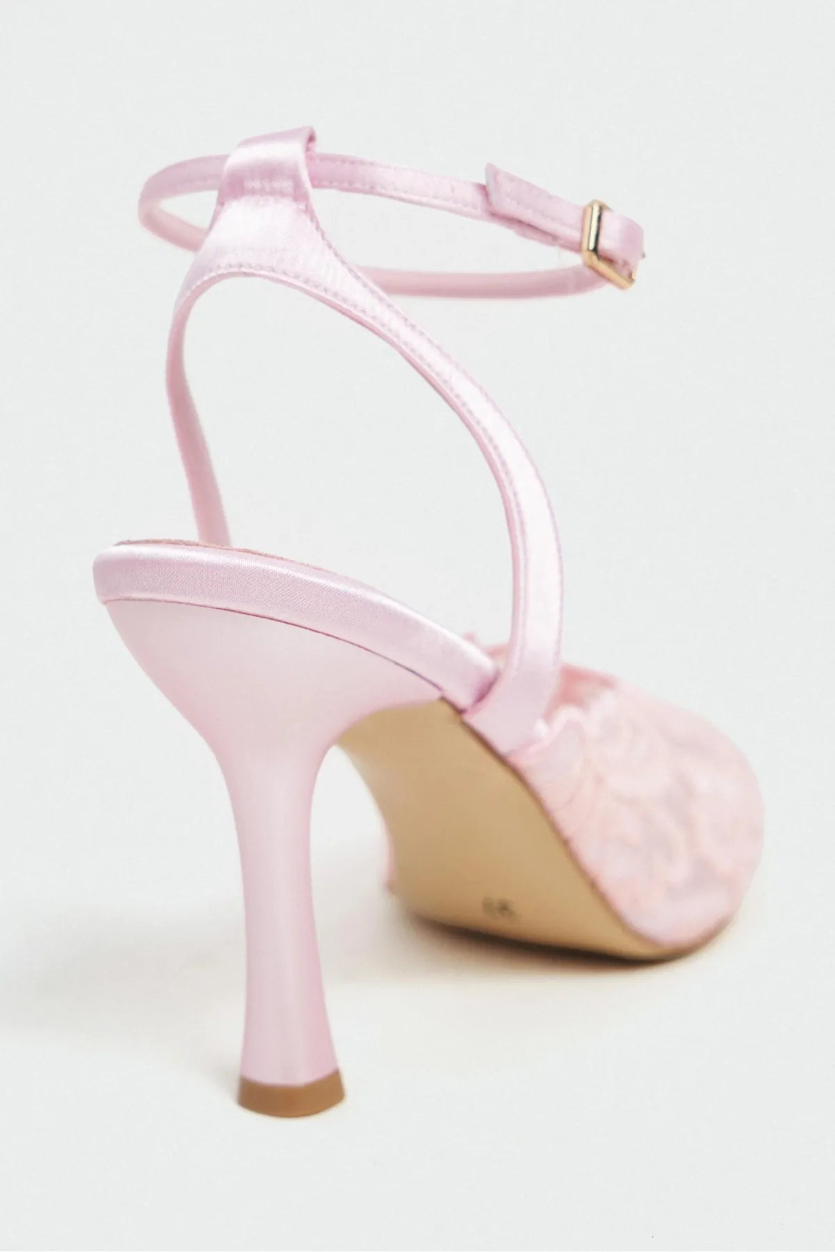 AVENY Sugar Pink Lace Embroidered Back Strap Women’s Heel Shoes | FOOTWEAR | Heels | Lebbse AVENY Sugar Pink Lace Embroidered Back Strap Women’s Heel Shoes | FOOTWEAR | Heels | Lebbse