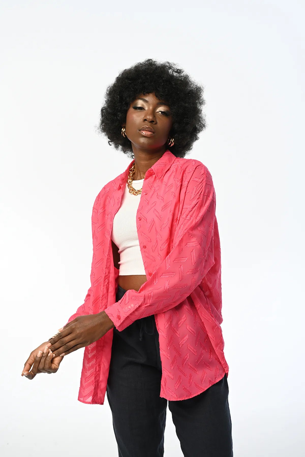 Oversize Cut Kimono With Sequined Back And Sleeve