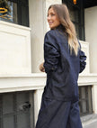 7- قميص نسائي جينز غامق - Orfo Jean Shirt