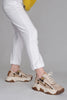 Women's Leopard Detail Sneakers Desya - Beige