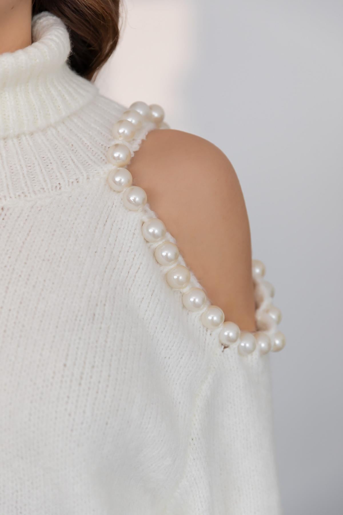 Pearl Detailed Sweater - Lebbse