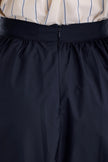 PLEATED NAVY BLUE SKIRT - Lebbse