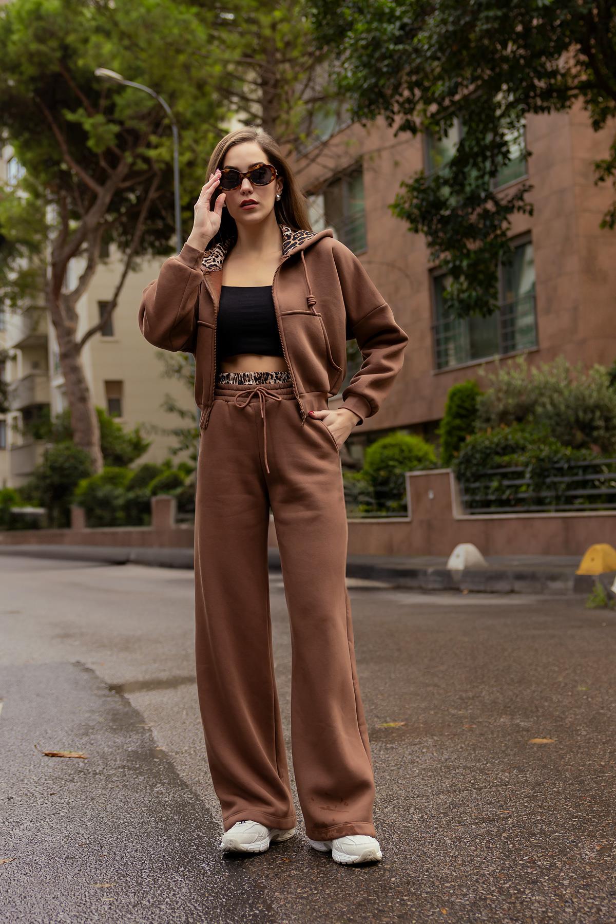 Pocket Tracksuit - BROWN - Lebbse