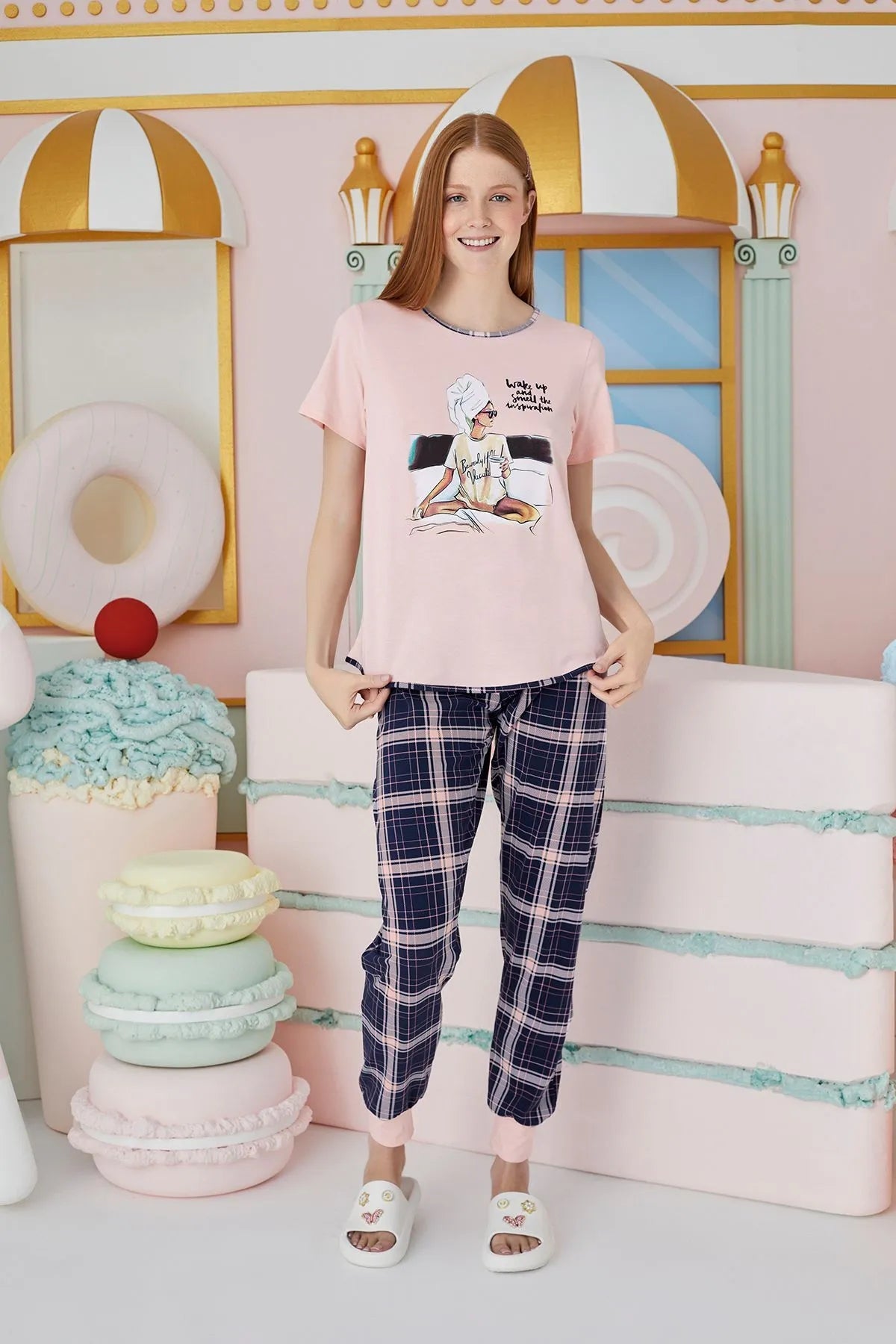 PRINTED PAJAMA SET - Lebbse