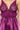 Purple Satin Lace Detailed Babydoll - Lebbse