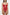Red Lace Window/Cut Out Detail Snap Bodysuit - Lebbse