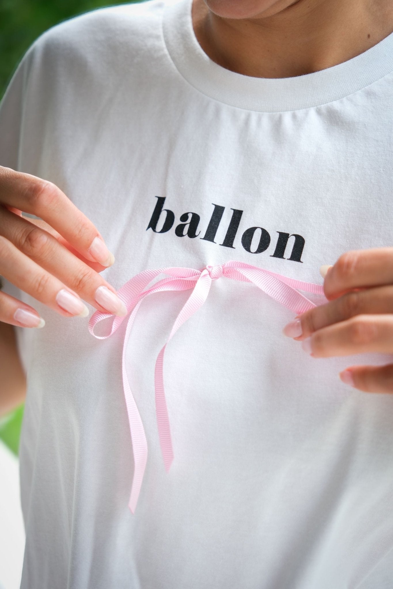 Ribbon Detailed Tshirt | CLOTHES | Lebbse Ribbon Detailed Tshirt | CLOTHES | Lebbse