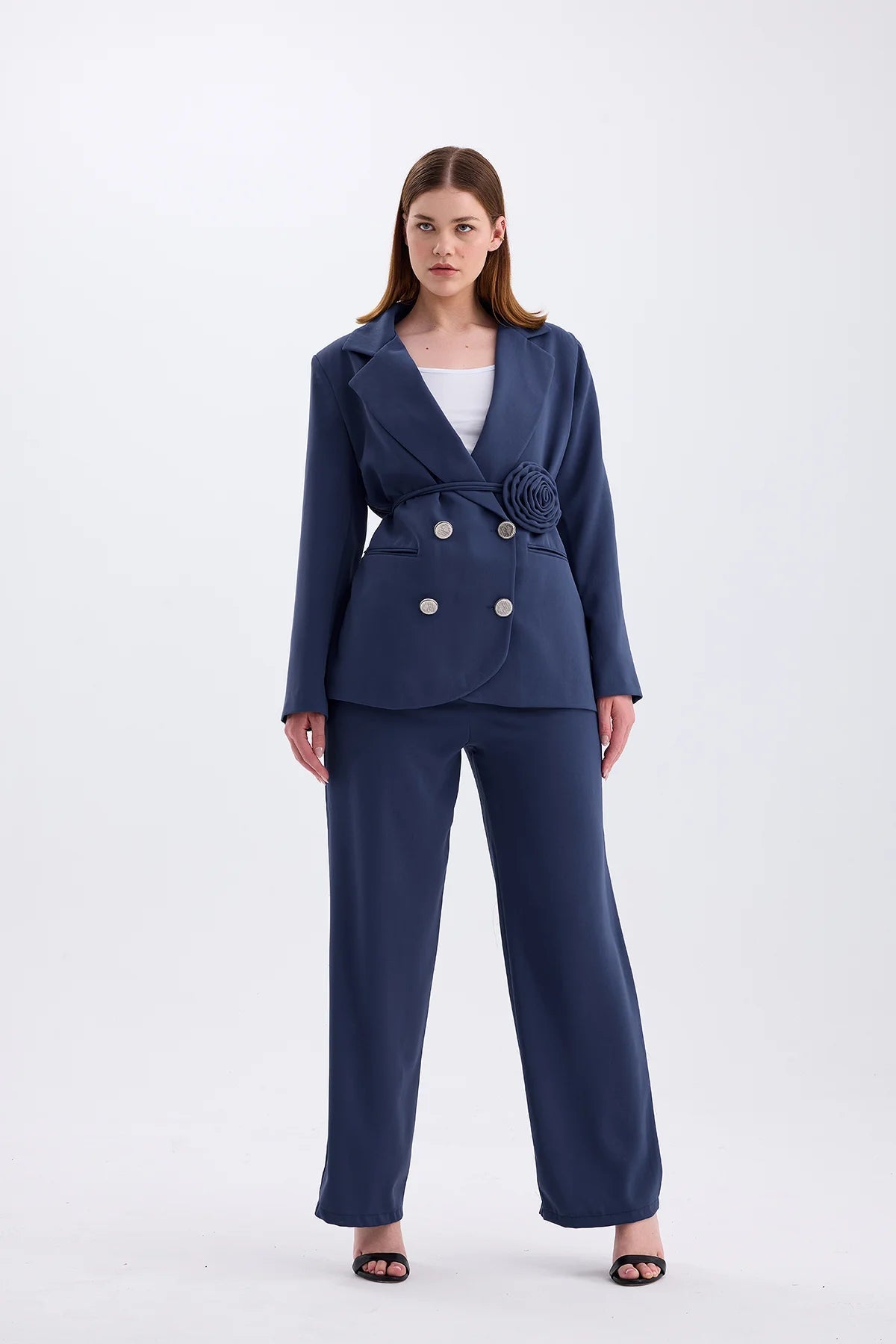 ROSE TROUSERS SUIT – INDIGO - Lebbse