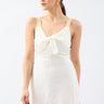 موديلات فساتين مطاط التفاصيل مطرز - Rubber Detailed Embroidery Dress Ecru