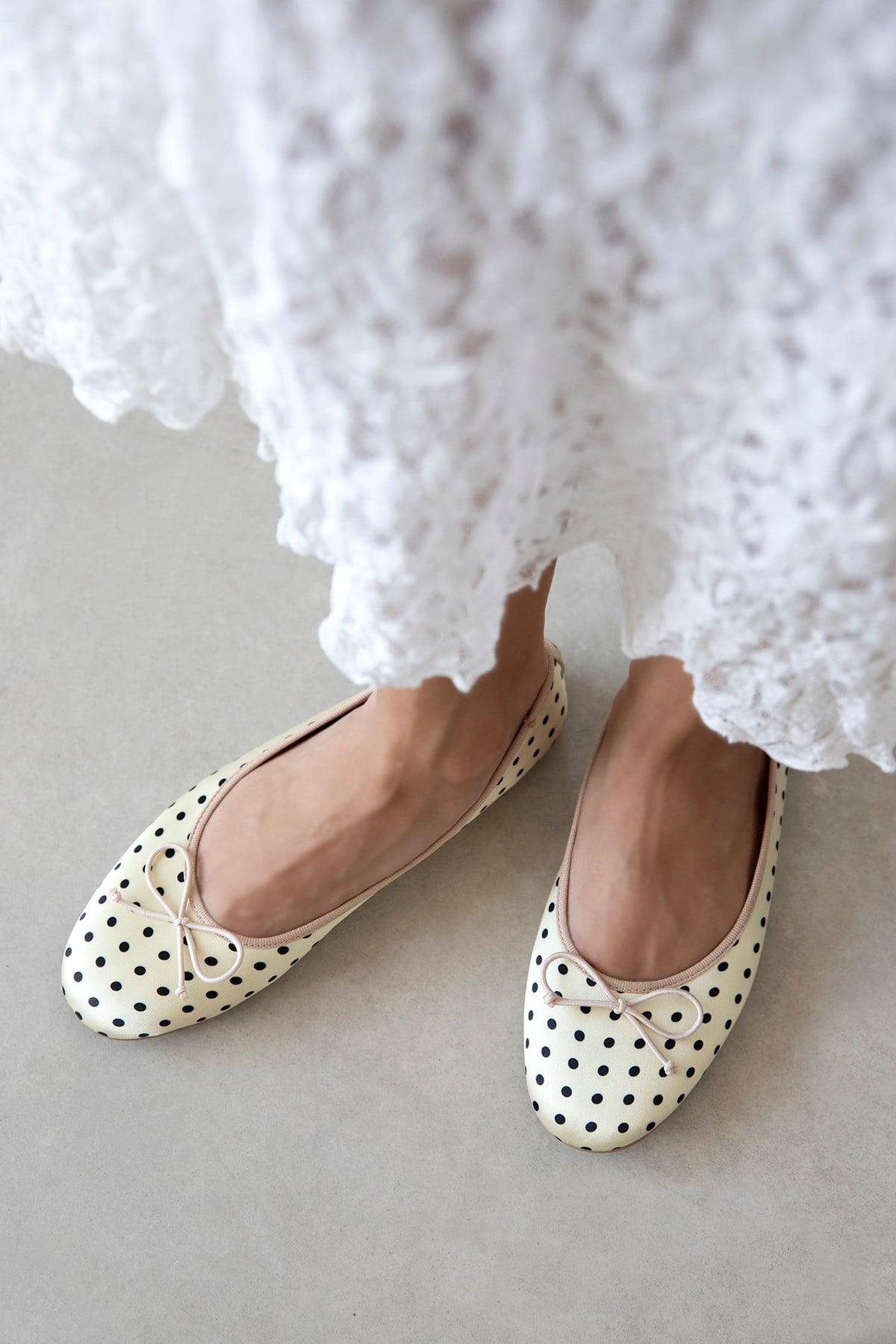 LILY YELLOW POLKA DOT SATIN BOW DETAIL WOMEN’S BALLET FLATS | Ballet Flats | FOOTWEAR | Lebbse LILY YELLOW POLKA DOT SATIN BOW DETAIL WOMEN’S BALLET FLATS | Ballet Flats | FOOTWEAR | Lebbse