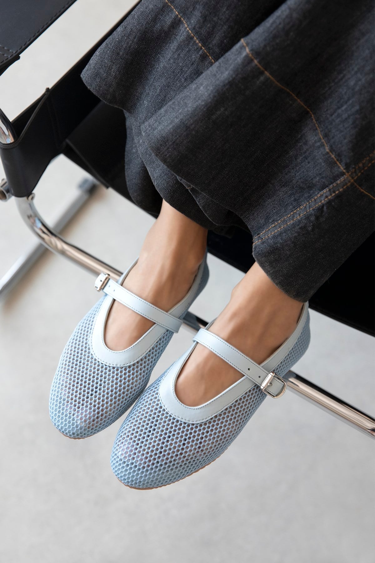 CAROL BABY BLUE LACE & MESH DETAIL WOMEN’S BALLET FLATS | Ballet Flats | FOOTWEAR | Lebbse CAROL BABY BLUE LACE & MESH DETAIL WOMEN’S BALLET FLATS | Ballet Flats | FOOTWEAR | Lebbse