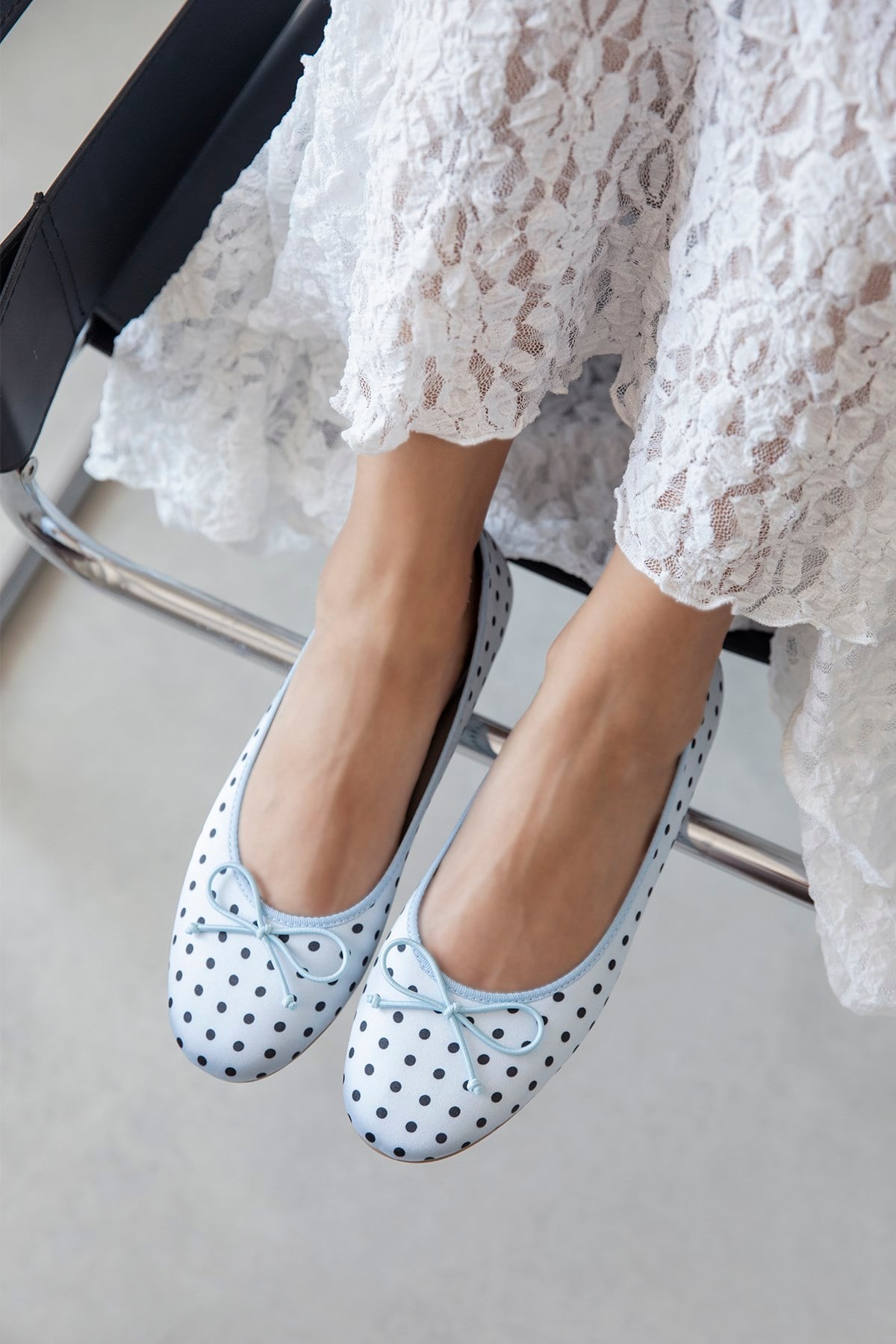 LILY BABY BLUE POLKA DOT SATIN BOW DETAIL WOMEN’S BALLET FLATS | Ballet Flats | FOOTWEAR | Lebbse LILY BABY BLUE POLKA DOT SATIN BOW DETAIL WOMEN’S BALLET FLATS | Ballet Flats | FOOTWEAR | Lebbse