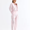 Shalwar Type Parachute Trousers Pink - Lebbse