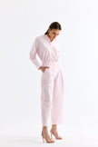 Shalwar Type Parachute Trousers Pink - Lebbse