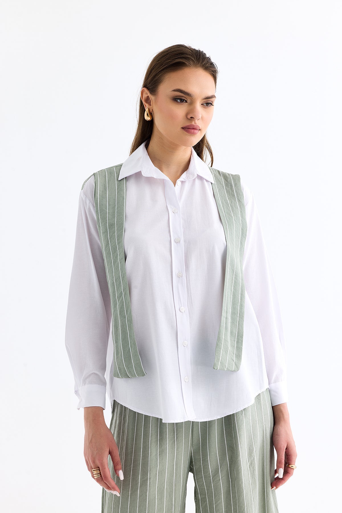 Shirt Trousers Set Mint | CLOTHES | Set | Lebbse Shirt Trousers Set Mint | CLOTHES | Set | Lebbse