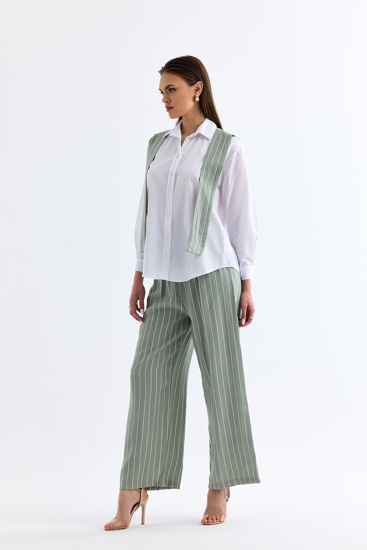 Shirt Trousers Set Mint - Lebbse