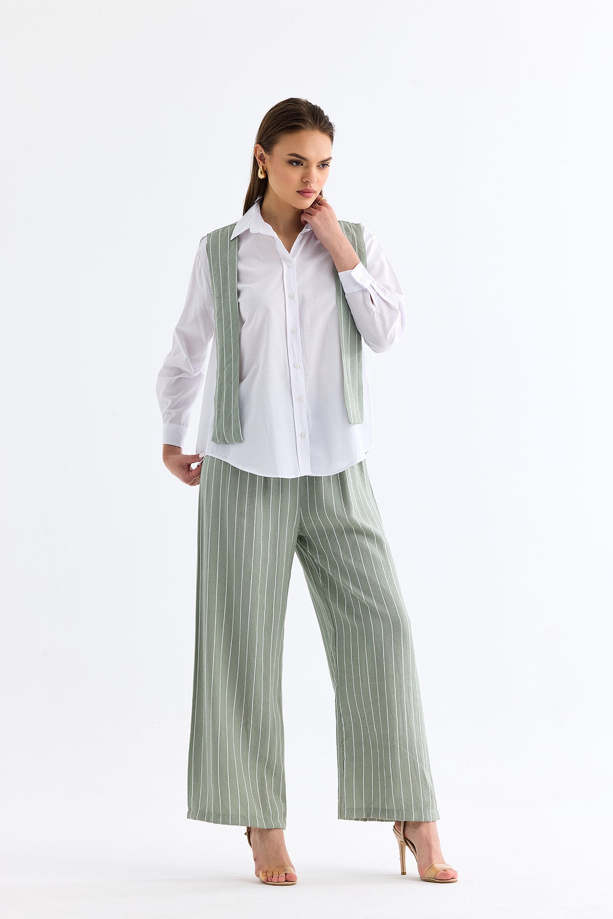 Shirt Trousers Set Mint | CLOTHES | Set | Lebbse Shirt Trousers Set Mint | CLOTHES | Set | Lebbse