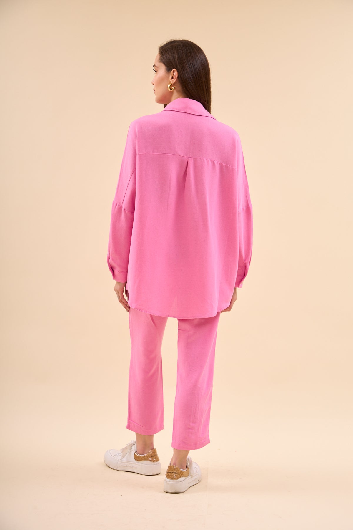 Shirt Trousers Set Pink - Lebbse