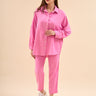 Shirt Trousers Set Pink - Lebbse