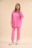Shirt Trousers Set Pink - Lebbse