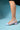 STEVE Blue-Pink Patent Leather Women's Low Heel Sandals - Lebbse