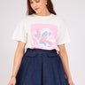 Stone And Rose Detailed Tshirt - Lebbse
