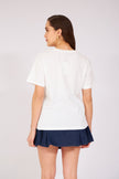 Stone And Rose Detailed Tshirt - Lebbse