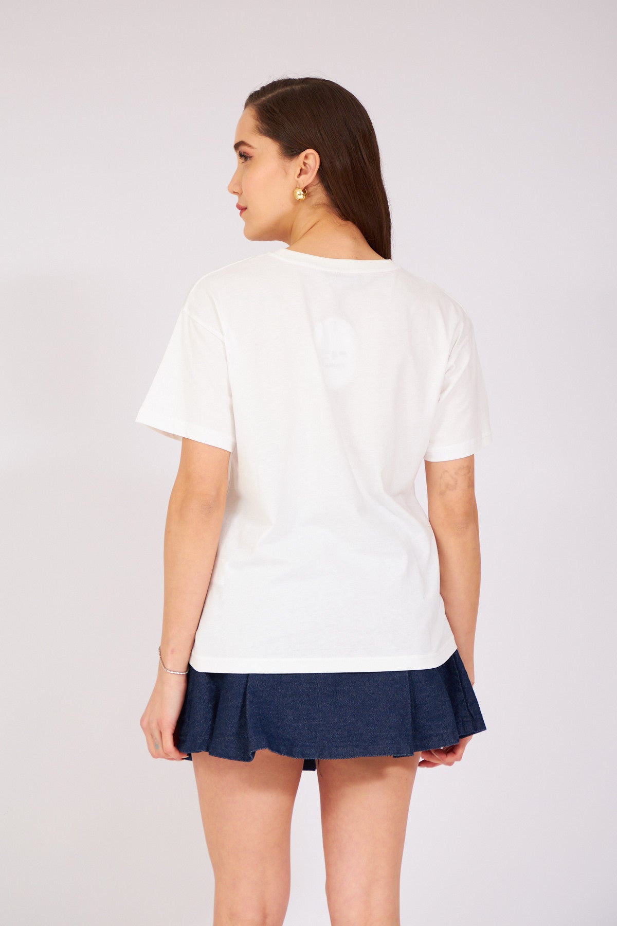 Stone And Rose Detailed Tshirt - Lebbse
