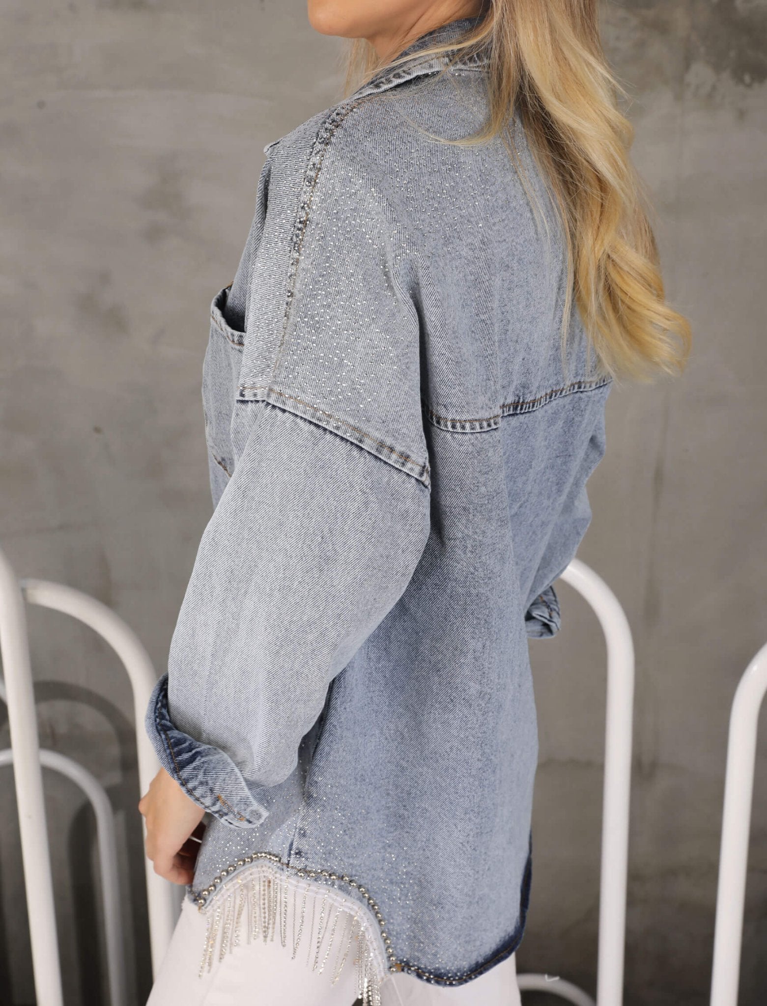 STONE JEAN SHIRT - Lebbse