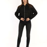 Stoned Bomber Jacket Black - Lebbse