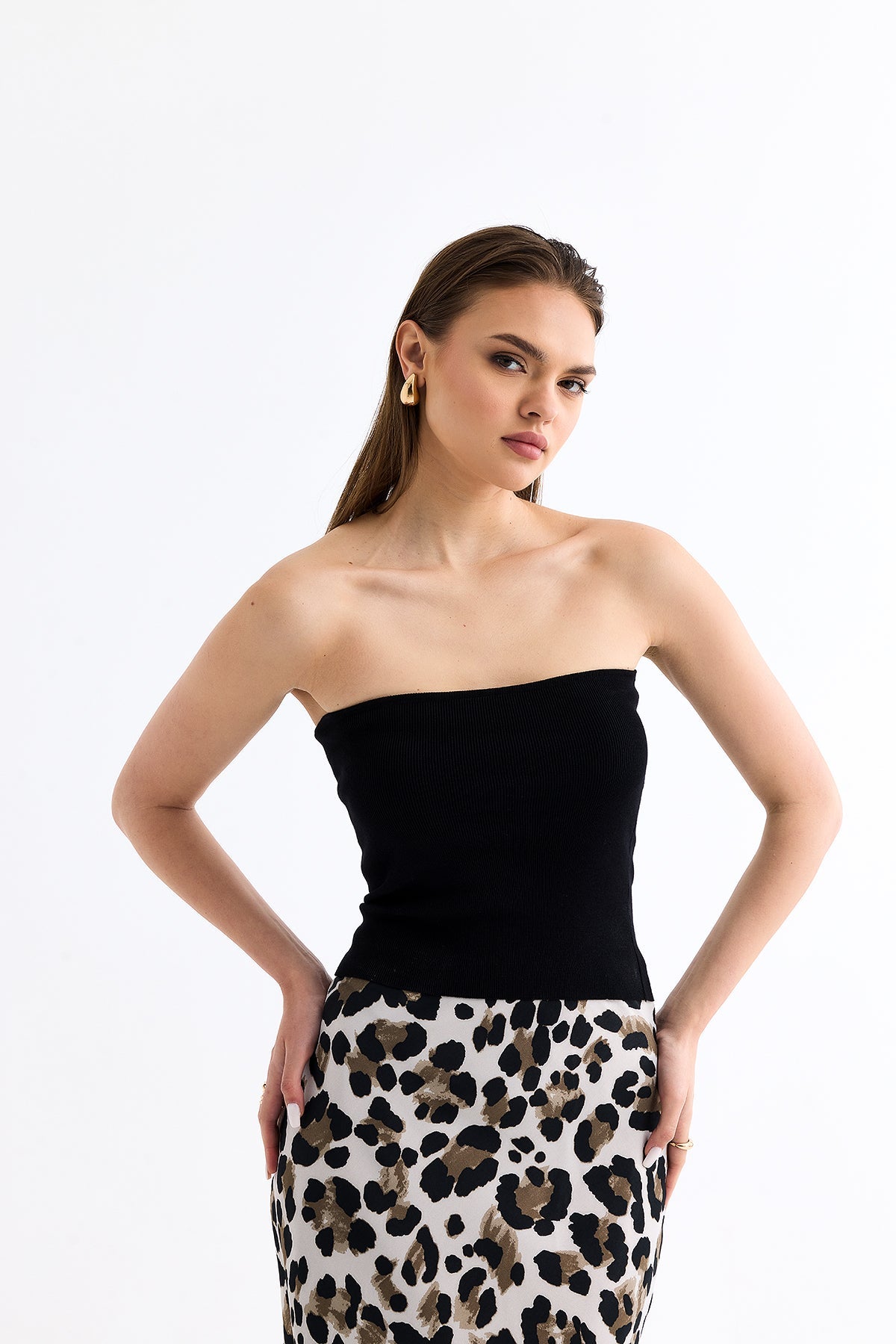 Strapless Undershirt Black | November Vibes | Lebbse Strapless Undershirt Black | November Vibes | Lebbse