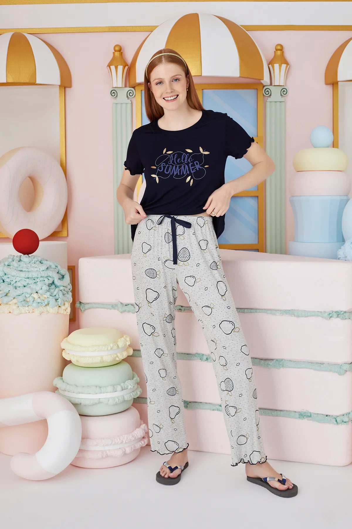 PRINTED PAJAMAS SET