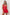 Red Lace Satin and Back Detailed Coverless Knitted Fantasy Nightgown